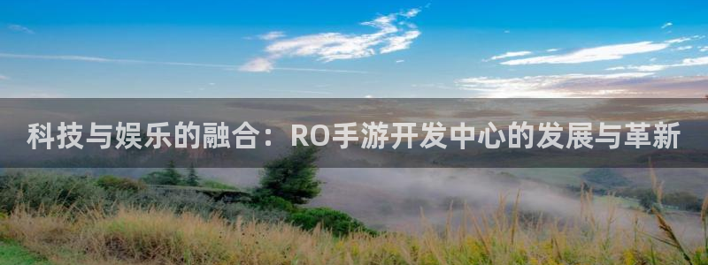 大神28ios下载：科技与娱乐的融合：RO手游开发中心的发展